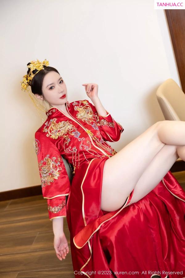 梦心玥  [XiuRen]高清写真图 2023.12.05 No.7766 梦心玥 婚嫁美腿第19张图片